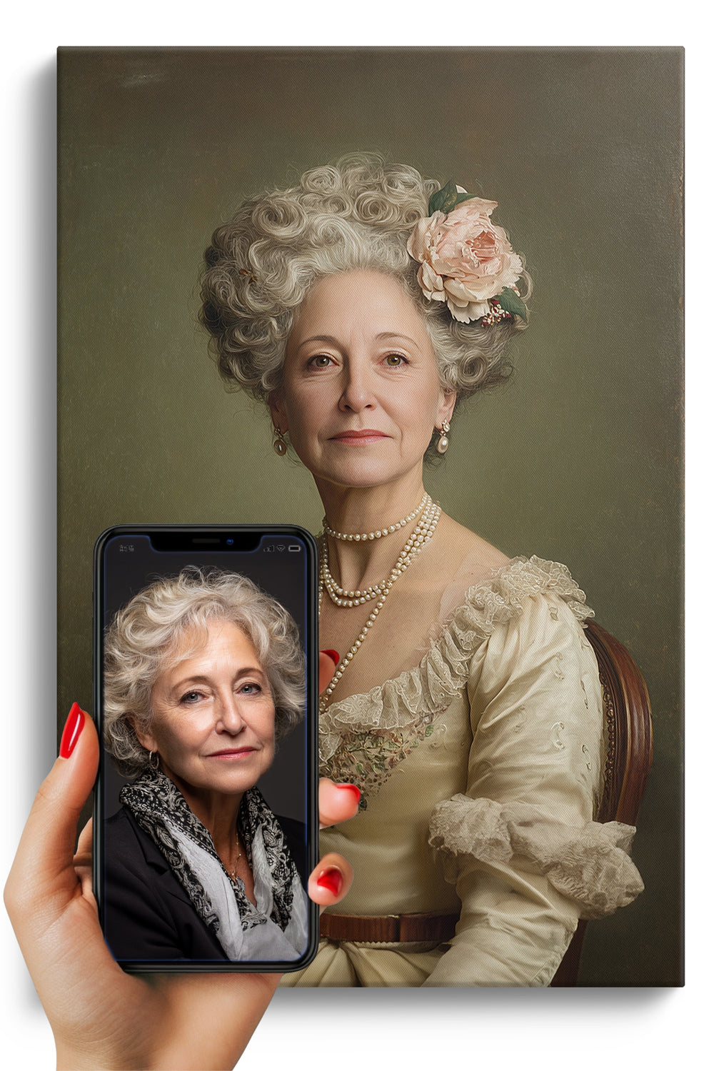 Die Elegante Dame des Rokoko